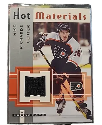 2005-06 Fleer Hot Prospects Hot Materials Mike Richards Rookie Jersey • $6.60