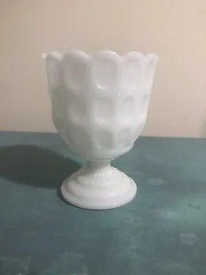 Vintage EO Brody Milkglass Vase/planter/urn  • $15