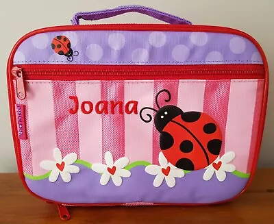 Stephen Joseph SJ570160 Children's Lunch Box Ladybug Joana's Name Embroidered • £9.99