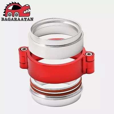 $18.99 • Buy 2.75'' Inch Aluminum HD V-Band Clamp With Flange For Intake Intercooler Pipe Red