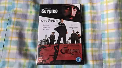 Serpico / The Untouchables / Chinatown - DVD- New & Sealed. • £6.30