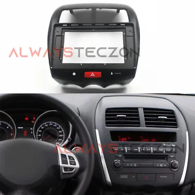 Car Stereo Radio Fascia Dash Frame Trim For Mitsubishi Outlander Sport 2010-2016 • $71.37