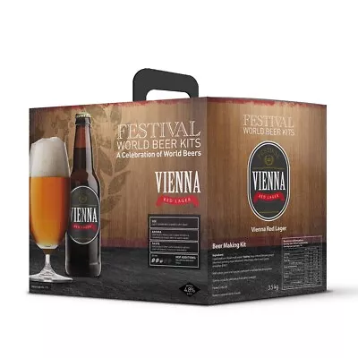 Festival World Beers - Vienna Red Lager 3.5Kg Beer Kit - Homebrew Home Brew • £34.39