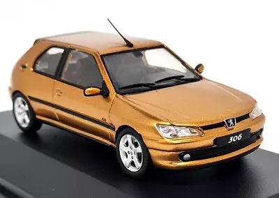 Solido 1/43 - Peugeot 306 S16 1998 16V Vermeer Yellow Diecast Scale Model Car • $44.19