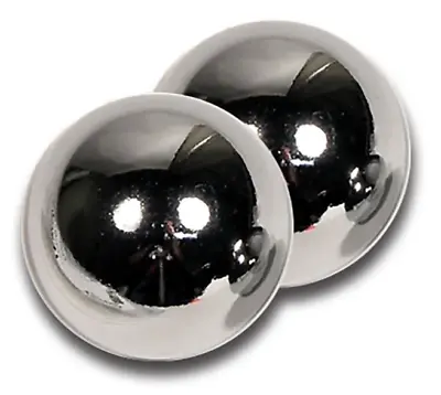 1967 - 1978 Corvette Seat Adjuster Knobs CHROME Plastic Balls Pair C2 C3 NEW • $28.85