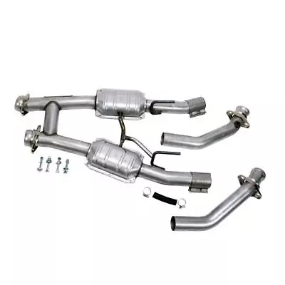 BBK Performance Parts 1521 1986-1993 MUSTANG 5.0 2.5 FULL HIGH FLOW H PIPE W/CON • $649.99