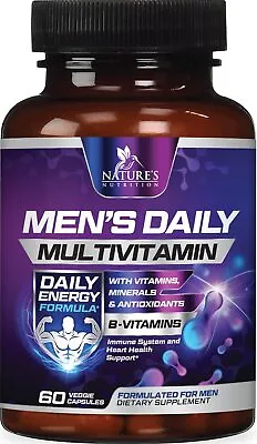 $23.82 • Buy Multivitamin For Men Highest Potency Daily Mens Vitamins & Minerals Supplement