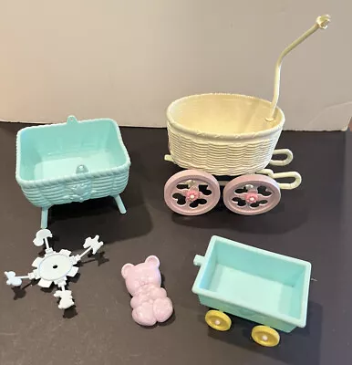 Vintage G1 My Little Pony Baby Buggy Stroller Wagon Brush Hasbro 1985 For Parts • $8