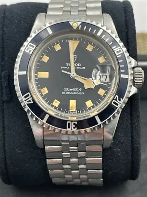 Vintage Rolex Tudor Submariner  Snowflake 941110 Watch 1982 Unpolished • $9500