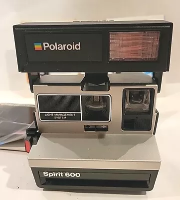 Vintage Polaroid Spirit 600 Instant Film Camera FILM TESTED! WORKS WELL! Nwot  • $49