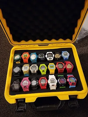 Casio G Shock 21 Mens Watches.all Digital Rare Vintage Collection With Briefcase • $2500