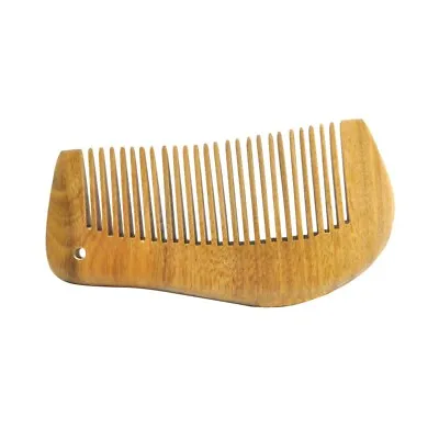 Pocket Unisex Natural Green Sandal Wood Verawood Handmade Hair Comb Beard Barber • $8.99