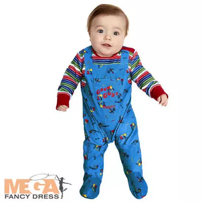 Chucky Baby Fancy Dress Evil Toy Doll Halloween Horror Boys Girls Kids Costume • £16.99