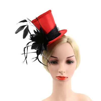 £11.14 • Buy Fascinator Top Hat Mini Hat Dirndl Hat Mini Hat Headdress For Carnival