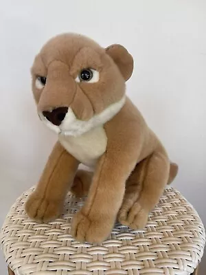 Aurora Cougar Plush Mountain Lion Cub Rare Stuffed Animal Wildlife Cat Large 15  • $55
