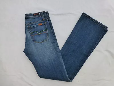 WOMENS VERTIGO BOOTCUT JEANS SIZE 28x33 #W1677 • $18.93