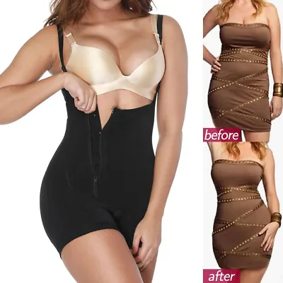 £12.99 • Buy Women Fajas Full Body Shaper Bodysuit Compression Garment Post Surgery Shapewear