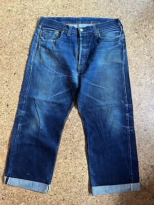 Usa Made Lvc 1947 Levis 501 Xx. 36 X 34 Selvedge. Big E. • £25.09