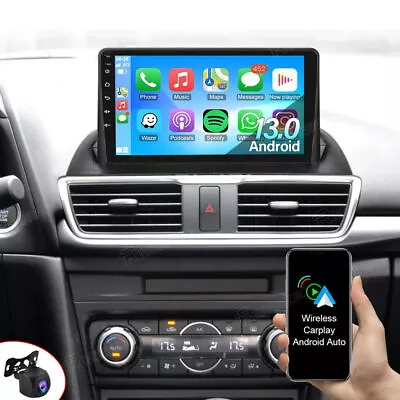 For 2013-2018 Mazda 3 Axela 9  Android 13 Stereo Radio Head Unit GPS W/ Camera • $218.99