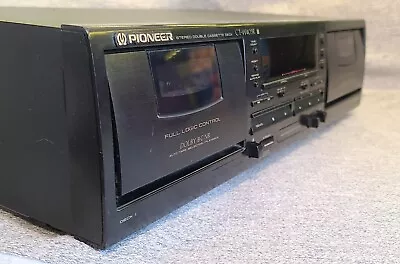 Pioneer CT-W403R Double Cassette Deck B C Noise Reduction.   ~ Tested Working • $59