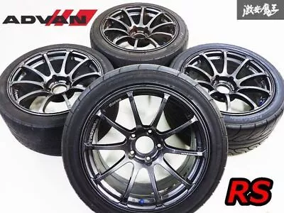 JDM ADVAN RACING RS 17 Inch 9.5J +35 5H 5 Holes PCD114.3 Wheel 4wheels No Tires • $1852.13