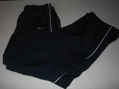 $19.99 • Buy Nike Men’s Athletic Pants Large Track Pants Pockets Zipper Leg Bottoms Lined