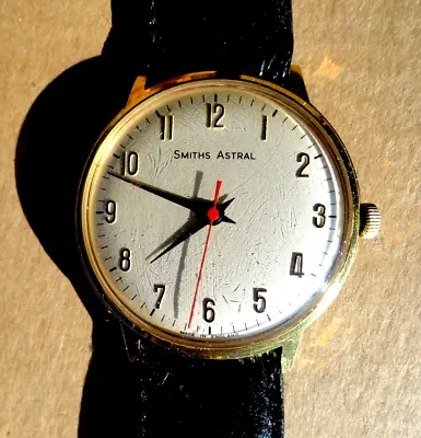 Vintage Smiths Astral Men's Manual Wind Wrist Watch • $350