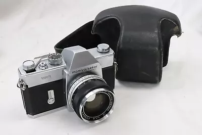 Vintage 1966 Mamiya/Sekor 1000 TL Camera With Sekor Auto 55mm 1:1.8 Lens & Case! • $77.99