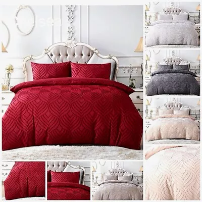 £39.99 • Buy Modern 3Pcs Bed Set Quilt Duvet Cover Chelsea Bedding Set With Pillow Cases