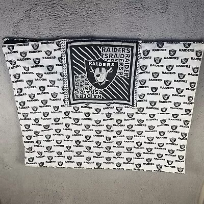 Vintage Las Vegas Oakland Raiders Football Blanket 69’ X41' Throw Quilt AOP • $39.88