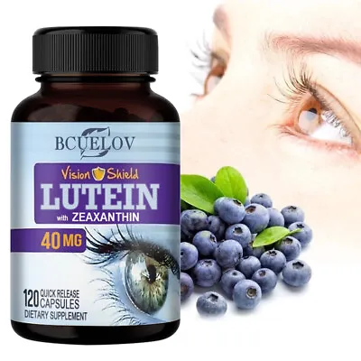 Lutein + Zeaxanthin Extract | 40 Mg - Vision And Eye Health • £7.70