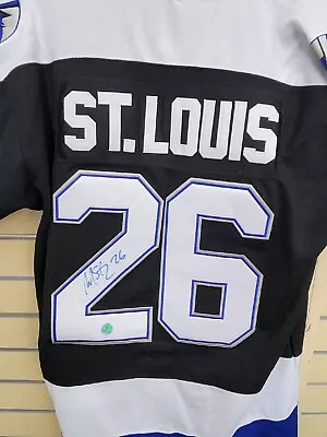 Martin St Louis Autographed Jersey AJ CERTIFIED  TAMPA BAY LIGHTNING • $200