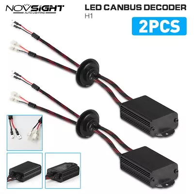 LED Headlight Canbus Error Free Anti Flicker Resistor Canceller Decoder H1~H13 • $25.99