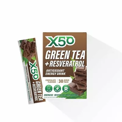 X50 Green Tea + Resveratrol 30 Sachets • $35.45