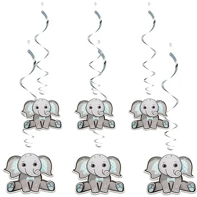 Baby Shower Elephant Decorations Banner Bunting Balloons Sashes Mummy To Be • £2.99