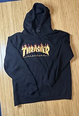 Thrasher Magazine Hoodie Flames San Francisco Unisex Size Large • $40