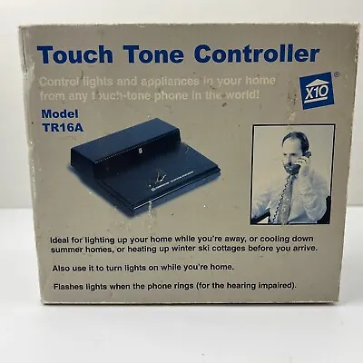 $18.95 • Buy X10 Powerhouse Touch Tone Controller TR16A Model TH2807 Telephone Responder