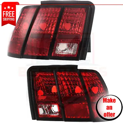 Taillights FO2818109 FO2819109 Set Of 2 Pc Pair For 99-04 Ford Mustang Base GT • $80.99