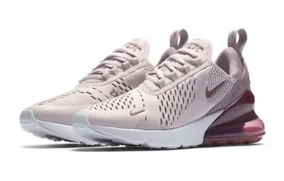 Nike Air Max 270 Barely Rose/White Womens Size US 7-10 Casual Sneakers New✅ • $169.95