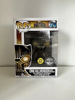 Marvel Black Panther Erik Killmonger Funko Pop! #279 (GITD Exclusive) • £16.99