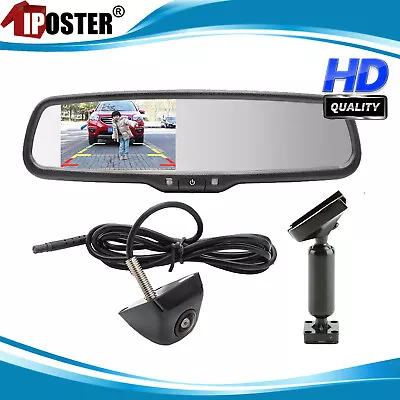 4.3  OEM Car Rear View Mirror Monitor+HD Reversing Camera For Toyota Honda Mazda • $58.93