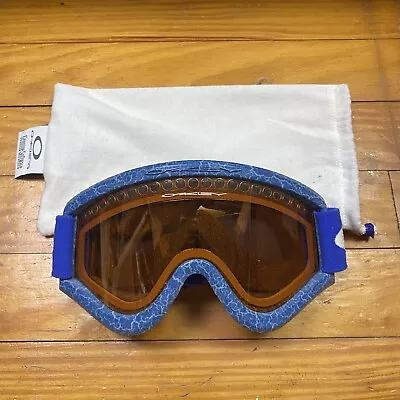 Oakley Goggles Plutonite Lenses Ski Snowboard Prism Evo Amber Vintage A/ Bag • $64