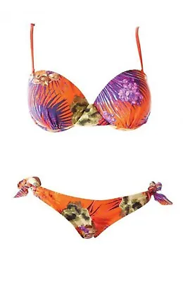 Iron Fist Reina Muerte Bikini Size M Skull And Floral Print • $16.42