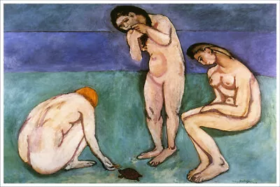 Artist Henri Matisse Poster Print Of Painting Bathers With A Turtle • $14.99