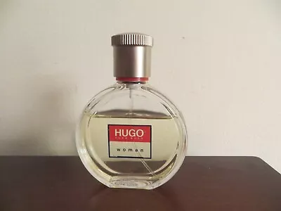 Vintage   Hugo Boss Woman Eau De Toilette EDT Perfume 1.3 Oz Spray Discontinued • $24.95