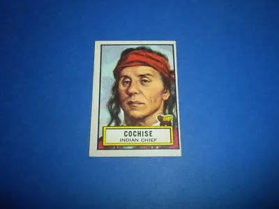 LOOK 'N SEE Trading Card #59 - T.C.G./TOPPS 1952 Printed In U.S.A. COCHISE • $4.99