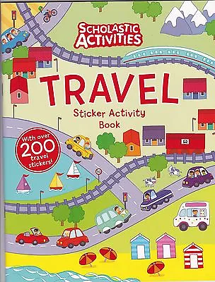 Travel Sticker Activity Book Stickers Colouring And Doodling Activity Book • £3.99