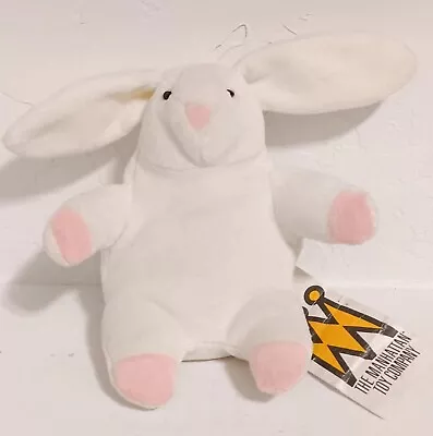 Pudgie Bunny Manhattan Toy Company Beanbag Vintage  1997 • $20.99