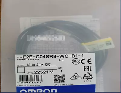 Omron E2E-C04SR8-WC-B1-1 Proximity Sensor New Free Shipping One E2EC04SR8WCB11 • $22.25