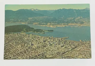 Aerial View Of Downtown Vancouver B. C. Canada Postcard • $3.89